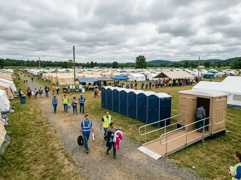 disaster-relief-camp-restrooms-010 — frequently asked questions, Dumpster & Portable Bathrooms Rental in Marshall, VA